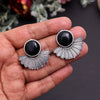 Black Color Oxidised Earrings (GSE2995BLK)