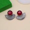 Maroon Color Oxidised Earrings (GSE2995MRN)