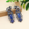 Blue Color Oxidised Earrings (GSE2996BLU)