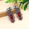 Maroon Color Oxidised Earrings (GSE2996MRN)