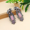 Pink Color Oxidised Earrings (GSE2996PNK)