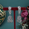 Silver Color Oxidised Earrings (GSE3002SLV)