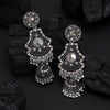 Silver Color Oxidised Earrings (GSE3019SLV)