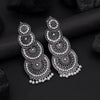 Silver Color Oxidised Earrings (GSE3026SLV)