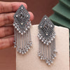 Silver Color Oxidised Earrings (GSE3046SLV)