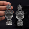 Silver Color Oxidised Earrings (GSE3052SLV)