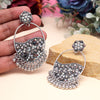 Silver Color Oxidised Earrings (GSE3054SLV)