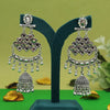 Silver Color Oxidised Earrings (GSE3057SLV)