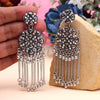 Silver Color Oxidised Earrings (GSE3071SLV)