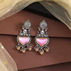 Light Pink Color Oxidised Earrings (GSE3077LPNK)