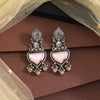 Pink Color Oxidised Earrings (GSE3077PNK)