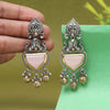 Pink Color Oxidised Earrings (GSE3077PNK)