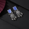 Blue Color Oxidised Earrings (GSE3078BLU)