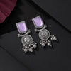 Light Purple Color Oxidised Earrings (GSE3078LPRP)