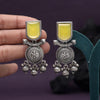 Yellow Color Oxidised Earrings (GSE3078YLW)