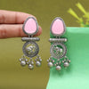 Light Pink Color Oxidised Earrings (GSE3079LPNK)