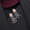 Peach Color Oxidised Earrings (GSE3079PCH)