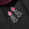 Pink Color Oxidised Earrings (GSE3079PNK)