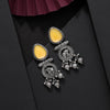 Yellow Color Oxidised Earrings (GSE3079YLW)