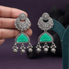 Green Color Oxidised Earrings (GSE3080GRN)