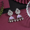 Light Purple Color Oxidised Earrings (GSE3080LPRP)