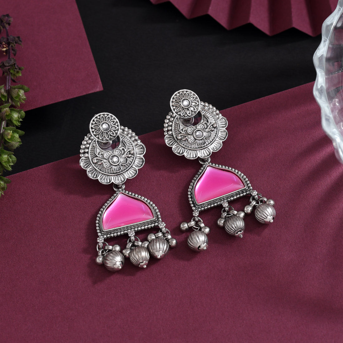 Rani Color Oxidised Earrings (GSE3080RNI)