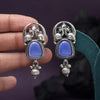 Blue Color Oxidised Earrings (GSE3081BLU)