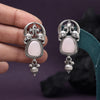 Light Pink Color Oxidised Earrings (GSE3081LPNK)