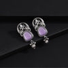 Light Purple Color Oxidised Earrings (GSE3081LPRP)