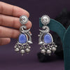 Blue Color Oxidised Earrings (GSE3082BLU)