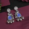 Blue Color Oxidised Earrings (GSE3082BLU)