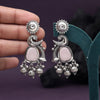 Light Pink Color Oxidised Earrings (GSE3082LPNK)