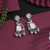 Light Pink Color Oxidised Earrings (GSE3082LPNK)