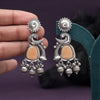 Peach Color Oxidised Earrings (GSE3082PCH)