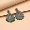 Green Color Oxidised Earrings (GSE3083GRN)