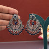 Blue Color Oxidised Earrings (GSE3084BLU)