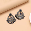 Blue Color Oxidised Earrings (GSE3084BLU)