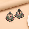 Rani & Green Color Oxidised Earrings (GSE3084RNIGRN)