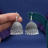 Silver Color Oxidised Earrings