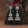 Silver Color Oxidised Earrings