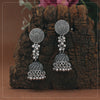 Silver Color Oxidised Earrings