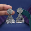 Silver Color Oxidised Earrings