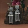 Silver Color Oxidised Earrings