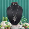 Silver Color Goddess Oxidised Necklace Set (GSN2032SLV)