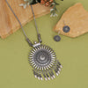 Silver Color Oxidised Necklace Set (GSN2034SLV)