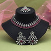 Rani Color Oxidised Necklace Set (GSN2067RNI)