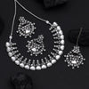 Silver Color Oxidised Necklace Set (GSN2068SLV)