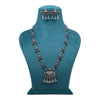 Silver Color Oxidised Necklace Set (GSN2074SLV)