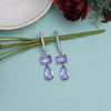 Light Purple Color American Diamond Earrings (HOJE103LPRP)