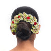Multi Color Rose Floral Gajra For Women Hair Pin (HRP205MLT)